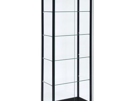 Delphinium Black Curio Cabinet Hot on Sale