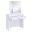 Harvey White Vanity Table & Mirror Supply