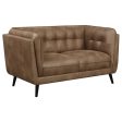 Thatcher Brown Loveseat Online now