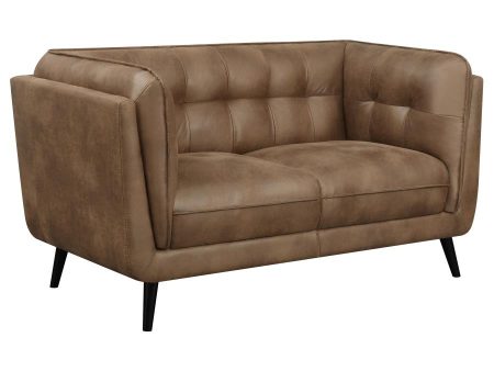 Thatcher Brown Loveseat Online now