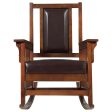 Ida Brown Rocking Chair For Cheap