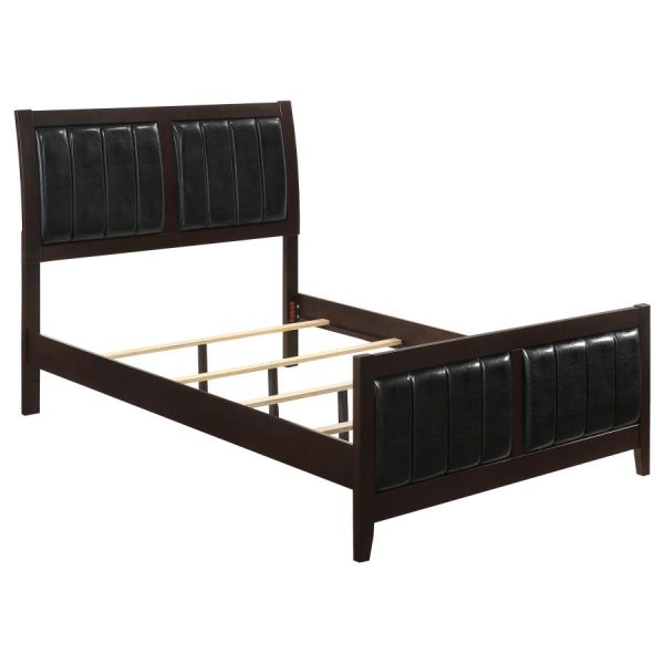 Carlton Brown California King Bed 4 Pc Set Discount