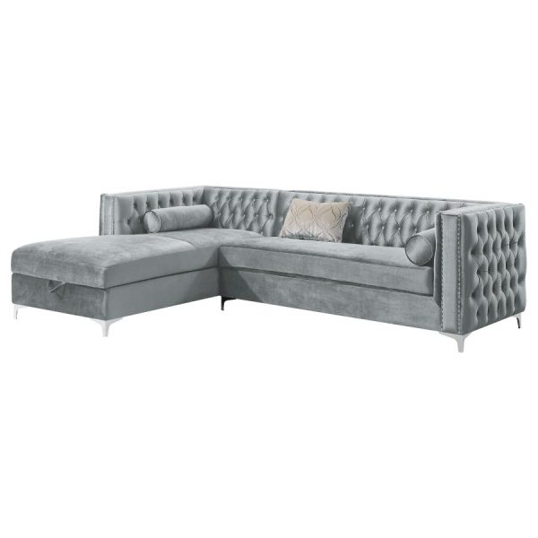 Bellaire Grey Sectional Online Hot Sale