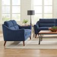 Gano Blue Loveseat Online