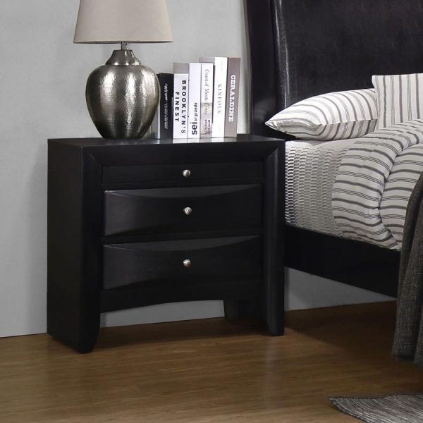 Briana Black Nightstand Online