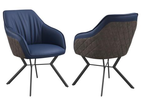 Mayer Blue Arm Chair Hot on Sale