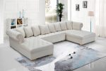 Presley 3pc. Velvet Sectional Sale