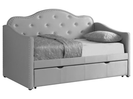 Elmore Grey Twin Daybed W  Trundle on Sale