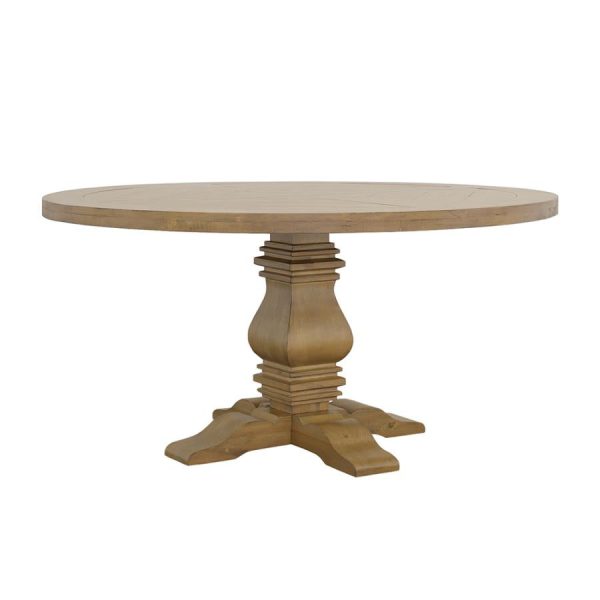 Florence Brown 60 rd Dining Table Supply