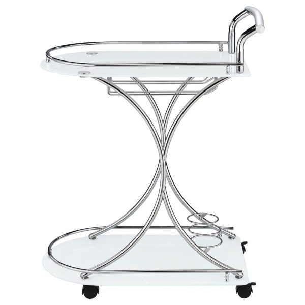 Elfman Silver Bar Cart Online