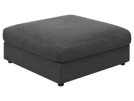 Serene Grey Ottoman on Sale