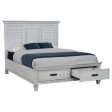 Franco Ivory Eastern King Storage Bed on Sale