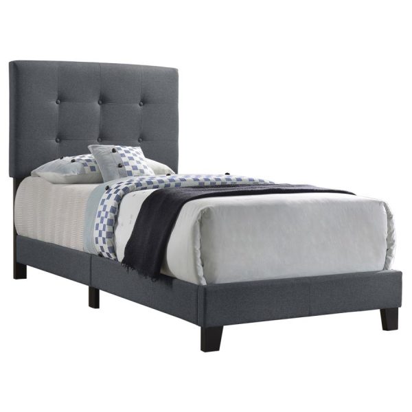 Mapes Grey Twin Bed Hot on Sale