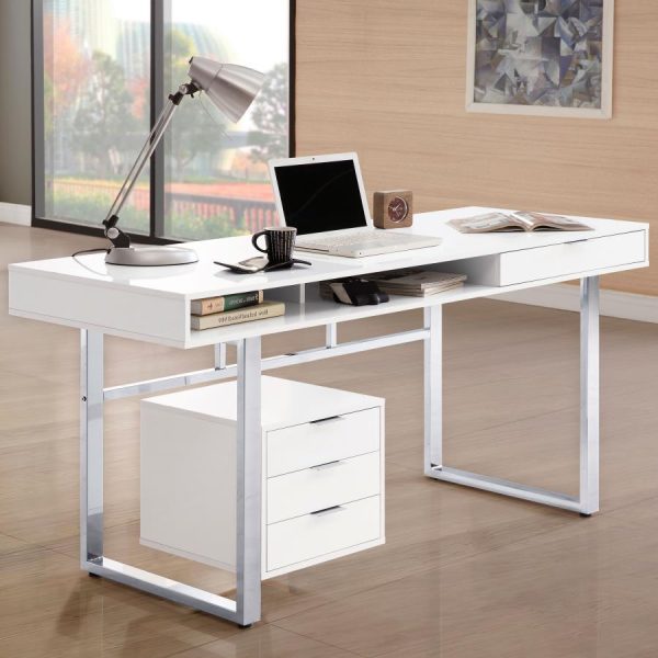 Whitman White Computer Desk Online