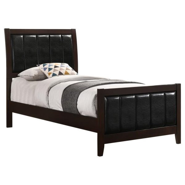 Carlton Brown Twin Bed Cheap