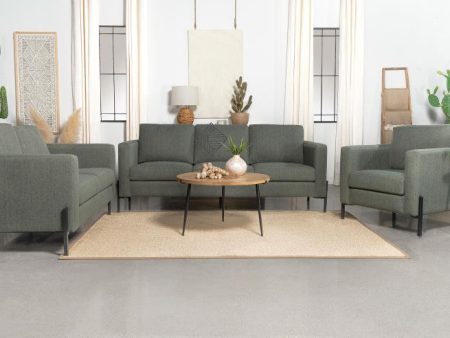 Tilly Green 3 Pc Sofa Set Supply