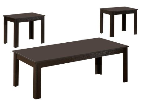 Elias Black 3 Pc Coffee Table Set For Cheap