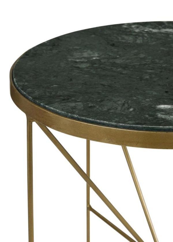 Eliska Gold Side Table Online now