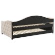 Sadie Beige Twin Daybed W  Trundle Sale