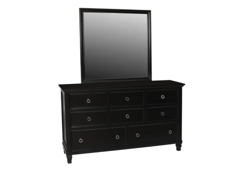 TAMARACK MIRROR- BLACK For Discount