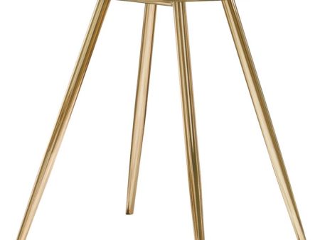 Kaelyn Gold End Table Hot on Sale