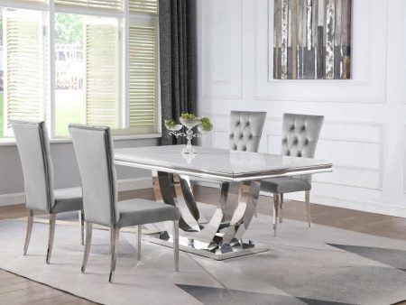 Kerwin Grey 5 Pc Dining Set Hot on Sale