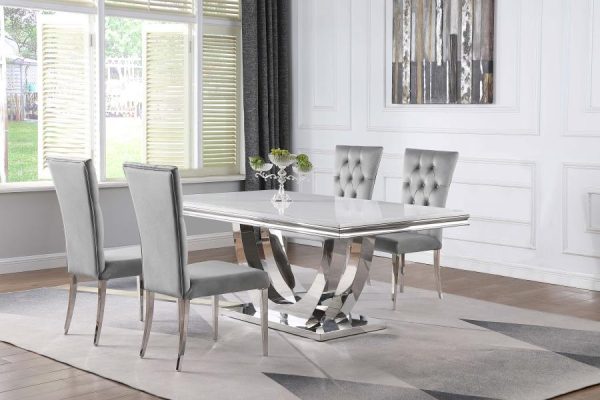 Kerwin Grey 5 Pc Dining Set Hot on Sale