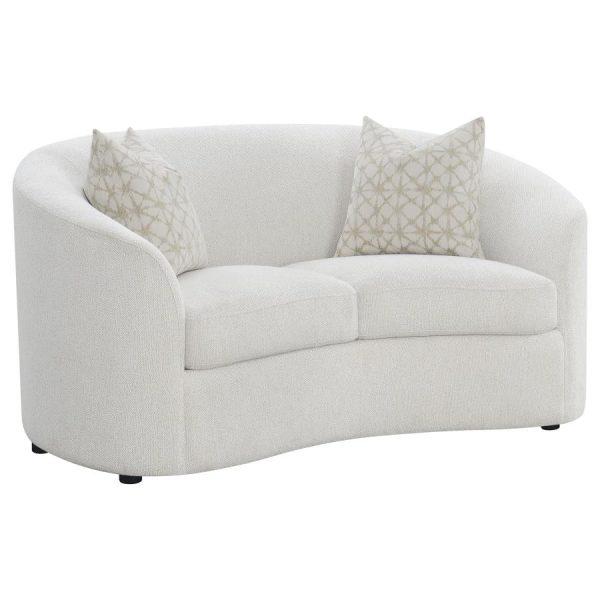 Rainn White 3 Pc Sofa Set Online