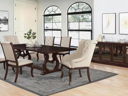 Brockway Brown 7 Pc Dining Set Discount