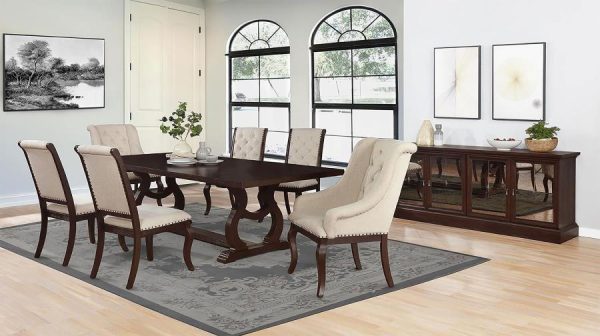 Brockway Brown 7 Pc Dining Set Discount