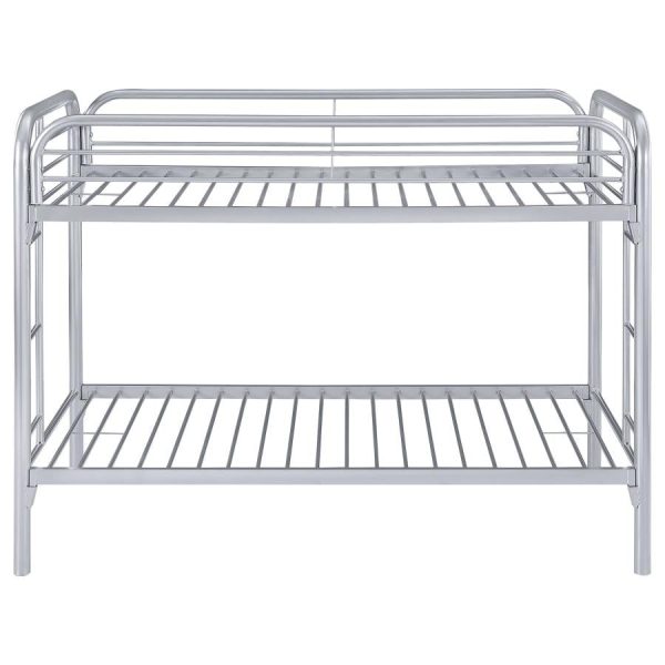 Morgan Silver Twin   Twin Bunk Bed Hot on Sale