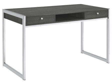 Wallice Grey Writing Desk For Sale