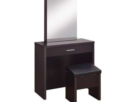 Harvey Brown Vanity Table & Mirror Sale