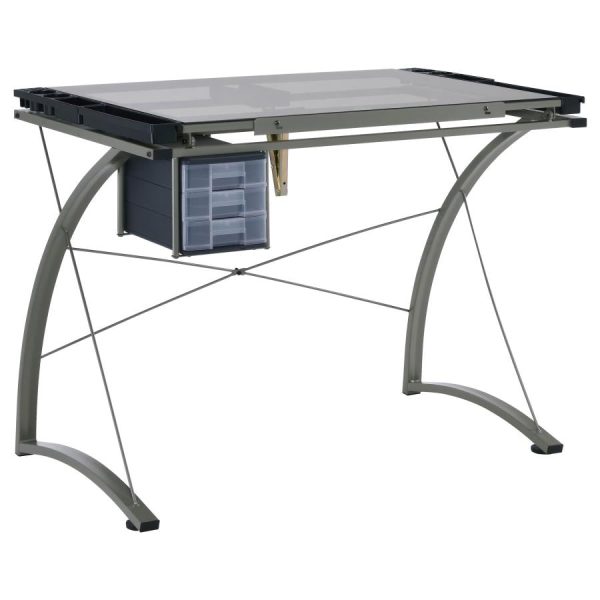 Melo Grey Drafting Desk Online Hot Sale