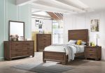 Brandon Brown Twin Bed 4 Pc Set Supply