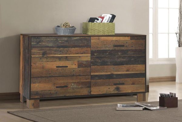 Sidney Brown Dresser For Discount