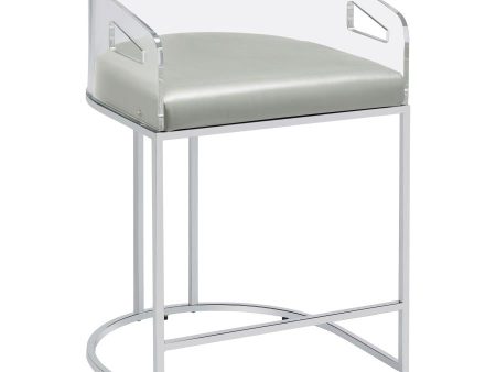 Thermosolis Clear Counter Stool Online now