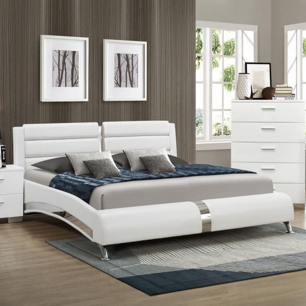 Jeremaine White California King Bed Online now