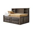 Wrangle Hill Grey Twin Storage Bed Online