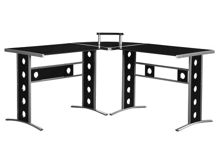 Keizer Black L-shape Desk For Discount