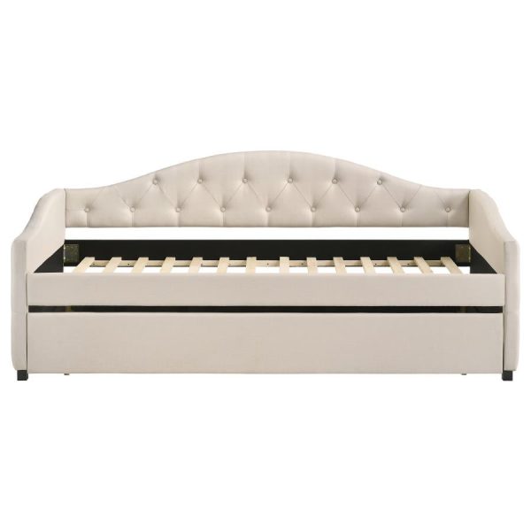 Sadie Beige Twin Daybed W  Trundle Sale