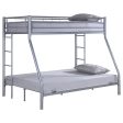 Hayward Silver Twin   Full Bunk Bed Online now