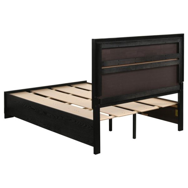 Miranda Black Full Bed 4 Pc Set For Discount