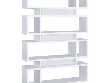 Reid White Bookcase For Discount