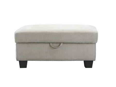 Whitson Beige Storage Ottoman For Cheap