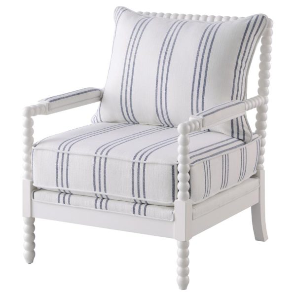 Blanchett White Accent Chair Online