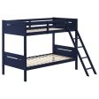 Littleton Blue Twin   Twin Bunk Bed Fashion