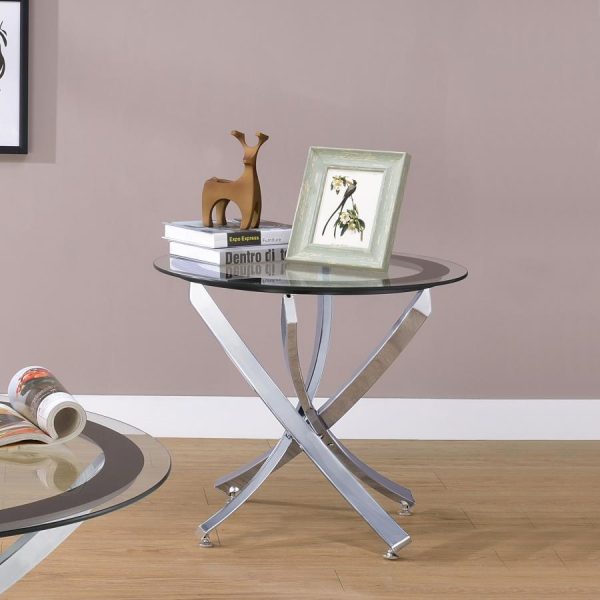 Brooke Silver End Table Fashion