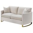 Corliss Beige Loveseat For Sale