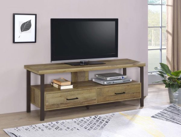 Ruston Brown 59  Tv Stand For Discount